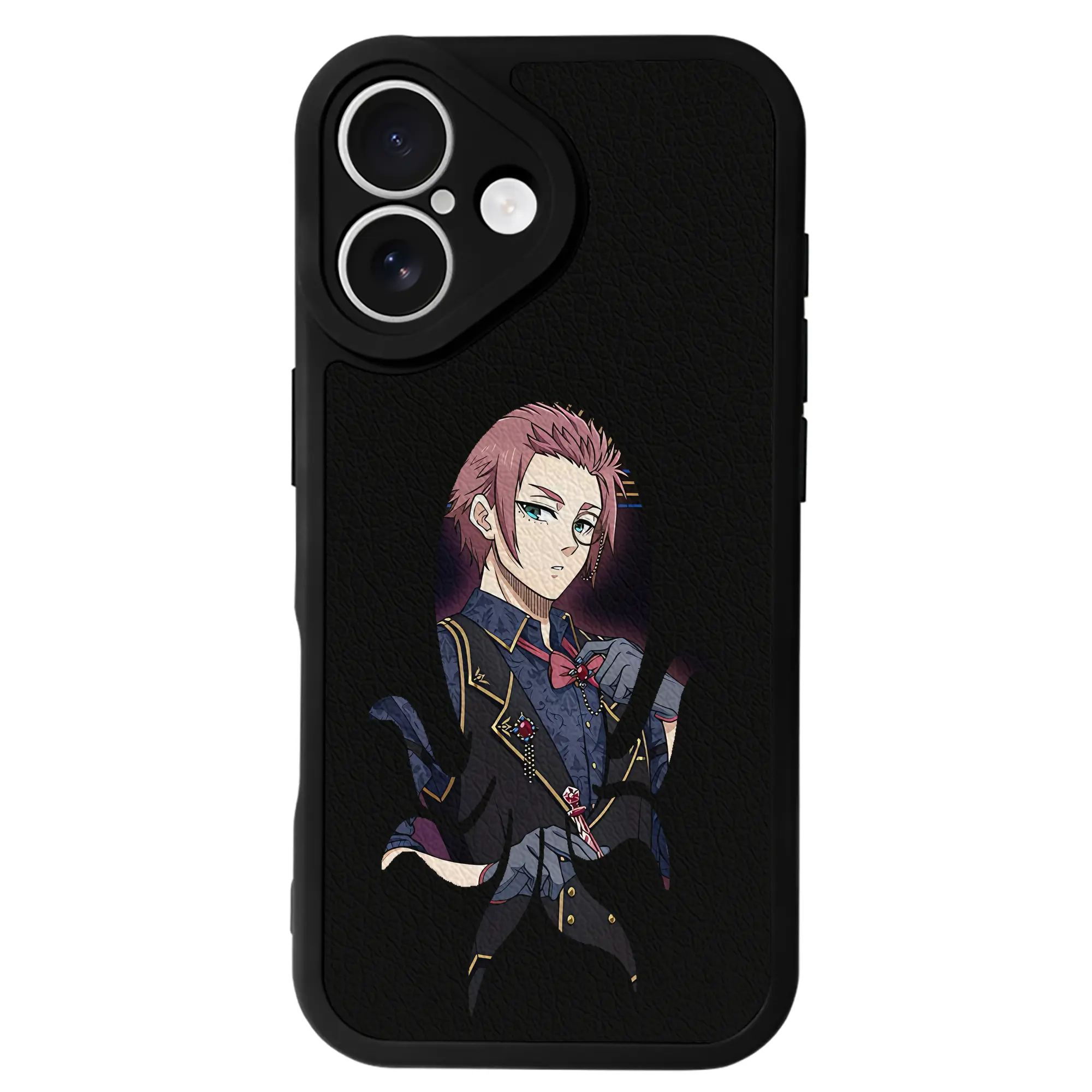 ブルーロック グッズ 糸師冴 - IPhone 16シリーズ対応 ・ シリコンスマホケース ・ レザー調 ・ 高精度フィット ・ 耐衝撃 ・ ワイヤレス充電対応 ・ 精密カット